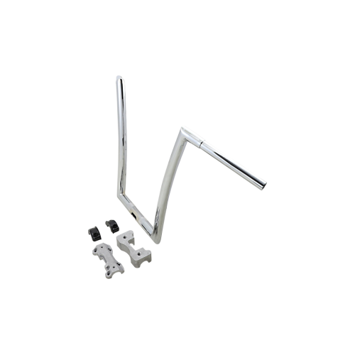 PartzBiz HD: 4402326-Todd's Cycle 17 ” Rise Chrome 1-1/4 ” แฮนด์สำหรับ d Road Glide FLTR 15-23 | 0601-3991