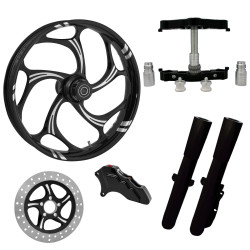 PartzBiz HD TORSION-SNGL-ECL-KIT-23PCKG - Torsion Eclipse 23” ยางล้อด้านเดียวพร้อมท่อนล่างและสไลเดอร์แบบหักศอก | TORSION-SNGL-ECL-KIT-23PCKG