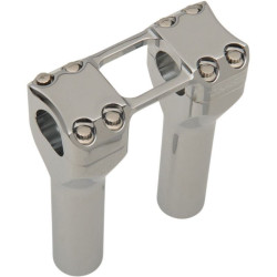 PartzBiz HD DS06020819 - Trask Assault Series Chrome 6 ” Rise 1 1/4 ” ไรเซอร์แฮนด์ Harley & Custom | TM-8601-6CH
