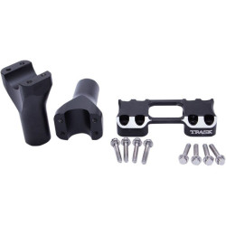 PartzBiz HD DS06020814 - Trask Assault Series Reverse Cut 4 ” Rise 1 1/4 ” ไรเซอร์แฮนด์ Harley & Custom | TM-8601-4RC