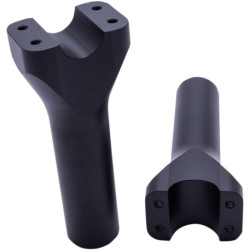 PartzBiz HD DS06020823 - Trask Assault Series Reverse Cut 6 ” Rise 1 ” แฮนด์ยก Harley & Custom | TM-8602-6RC