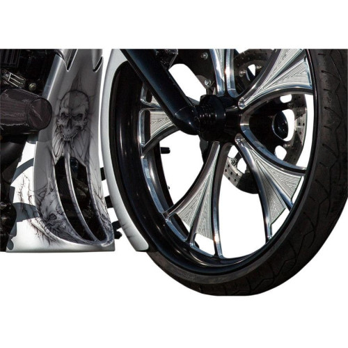 PartzBiz HD: 4402237-Trask Chin Scoop Spoiler For Harley FLH/T Touring W/ Raked Front End 09-13 | TM-2021 PartzBiz HD: 4402237-Trask Chin Scoop Spoiler For Harley FLH/T Touring W/ Raked Front End 09-13 | TM-2021