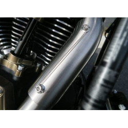 PartzBiz HD DS18002395 - Trask Stainless Steel Assault Series 2 Into 1 Exhaust Harley 99-06 FL TM-5040 1800-2395 18002395 2-N-1 2N1 2-1