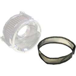 PartzBiz HD DS10114321 - Trask Chrome Assault Charge Stage 1 เครื่องฟอกอากาศไหลสูง Milwaukee 8 Harley 17 | TM-1023CH