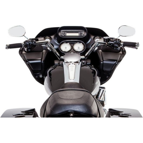 PartzBiz HD: 4402197-Trask TM-2020CH Chrome V-Line 1” 2+ แฮนด์ 99-13 Harley Road Glide 0601-2791 06012791