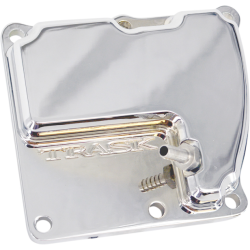 PartzBiz HD DS11050259 - Trask TM-2041CH ฝาครอบด้านบน Chrome Vented Trans สำหรับ Harley M8 Fit 17-Up