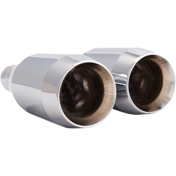 PartzBiz HD DS18112902 - Trask TM-3042CH Chrome Slip-On Mufflers Indian Scout 15-Up