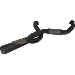PartzBiz HD DS18002560 - Trask TM-5120BK Black Big Sexy 2-1 High Performance Exhaust Harley Touring 07-16 | TM-5120BK