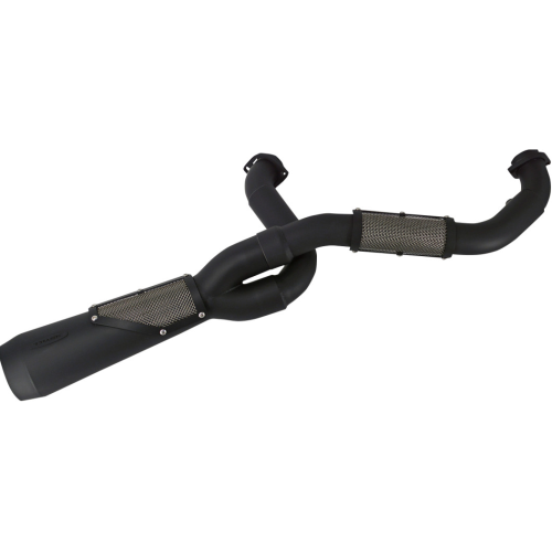 PartzBiz HD: 4402170-Trask TM-5120BK Black Big Sexy 2-1 High Performance Exhaust Harley Touring 07-16 | TM-5120BK