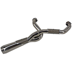 PartzBiz HD DS18002561 - Trask TM-5120PO Polished Big Sexy 2-1 High Performance Exhaust Harley FLH 07-16 | TM-5120PO