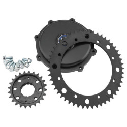 PartzBiz HD TR216095 - ชุดเบาะแปลง Twin Power 530 Chain Drive พร้อมสเตอร์หน้า Harley FLH/T | 216095