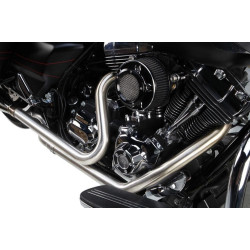PartzBiz HD TBR005-38701H - Two Brothers 005-38701H Stainless FL Touring Headers 95-16 Harley FLH FLT 597722 exhaust touring electra glide