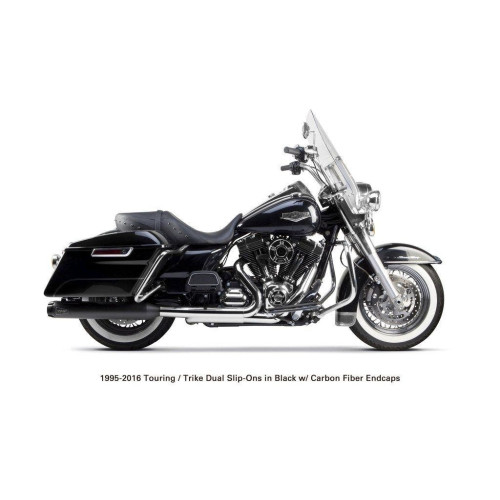 PartzBiz HD: 4402059-Two Brothers 005-3870499D-B Black Dual Slip On Mufflers 95-16 Harley FLH FLT 597724 exhaust touring electra glide PartzBiz HD: 4402059-Two Brothers 005-3870499D-B Black Dual Slip On Mufflers 95-16 Harley FLH FLT 597724 exhaust touring electra glide