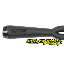 PartzBiz HD TBR005-4110199-B - Two Brothers 005-4110199-B Black Comp-S 2-Into-1 Full System 04-13 Sportster 597715 XL