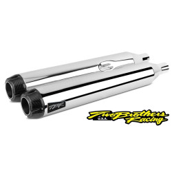 PartzBiz HD TBR005-4550499D - Two Brothers 005-4550499D Chrome Comp-S Shorty 2-1 Dual Slip On 17-19 Harley M8 597728 2 into 1 performance headers exhaust ceramic polished stainless steel PartzBiz HD TBR005-4550499D - Two Brothers 005-4550499D Chrome Comp-S Shorty 2-1 Dual Slip On 17-19 Harley M8 597728 2 into 1 performance headers exhaust ceramic polished stainless steel