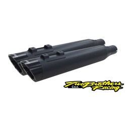 PartzBiz HD TBR005-4560499D-BS - Two Brothers 005-4560499D-BS Black Dual Slip On Slash Cut 17-19 Harley M8 597014 2 into 1 performance headers exhaust ceramic polished stainless steel slash cut PartzBiz HD TBR005-4560499D-BS - Two Brothers 005-4560499D-BS Black Dual Slip On Slash Cut 17-19 Harley M8 597014 2 into 1 performance headers exhaust ceramic polished stainless steel slash cut