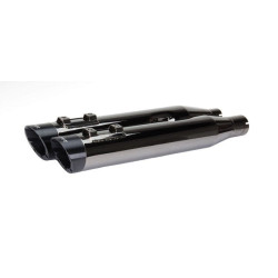 PartzBiz HD TBR005-456D-BCS - Two Brothers 005-456D-BCS Black Chrome Angled Slip On Mufflers 17-19 Harley Touring FLH FLT custom exhaust upgrade PartzBiz HD TBR005-456D-BCS - Two Brothers 005-456D-BCS Black Chrome Angled Slip On Mufflers 17-19 Harley Touring FLH FLT custom exhaust upgrade