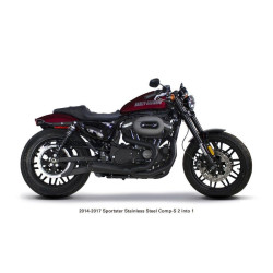 PartzBiz HD TBR005-4580199-B - Two Brothers 005-4580199-B Black Comp-S 2-Into-1 Full System 14-19 Sportster 597714 fatbob fatboy breakout fat tire wide exhaust harley davidson PartzBiz HD TBR005-4580199-B - Two Brothers 005-4580199-B Black Comp-S 2-Into-1 Full System 14-19 Sportster 597714 fatbob fatboy breakout fat tire wide exhaust harley davidson