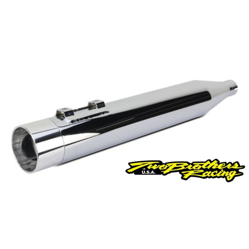 PartzBiz HD: 4401980-Two Brothers 005-4640199-P Chrome Comp-S Shorty 2-1 Full System 17-18 Harley M8 597735 2 into 1 performance headers exhaust ceramic polished stainless steel 