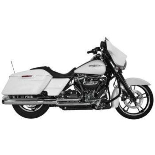 PartzBiz HD: 4401983-Two Brothers 005-4680199-B Black Comp-S Shorty 2-1 Full System 17-18 Harley M8 597737 2 into 1 performance headers exhaust ceramic polished stainless steel 