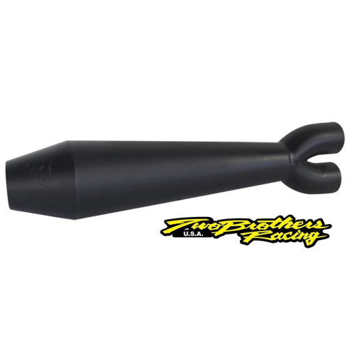 PartzBiz HD: 4401987-Two Brothers 005-4700199-B Black Comp-S 2-Into-1 Full System 14-19 Sportster 597712 fatbob fatboy breakout fat tire wide exhaust harley davidson