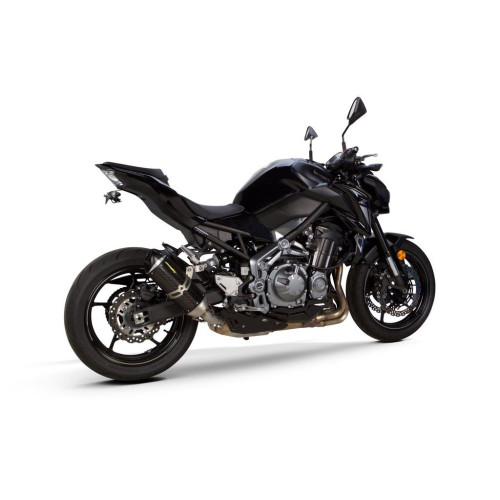 PartzBiz HD: 4401992-Two Brothers 005-4780407-S1B Black S1R Slip-On Muffler 17-19 Kawasaki Z-900 594848
