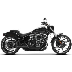 PartzBiz HD TBR005-4980199-B - Two Brothers 005-4980199-B Black 2-Into-1 Comp-S Exhaust 18-19 Harley Softail FXBR; DR; & FLFB Milwaukee-8 597697 PartzBiz HD TBR005-4980199-B - Two Brothers 005-4980199-B Black 2-Into-1 Comp-S Exhaust 18-19 Harley Softail FXBR; DR; & FLFB Milwaukee-8 597697