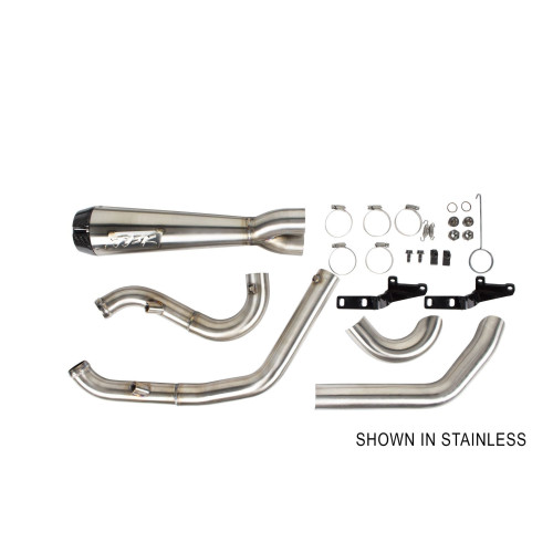 PartzBiz HD: 4401949-Two Brothers Comp-S 2-1 Exhaust System Polished Harley Softail 00-17