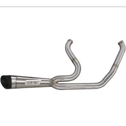 PartzBiz HD TBR005-5120199 - Two Brothers Polished Comp-S 2-n-1 Turnout Exhaust System Harley Softail 18-19 597022 005-5120199 930-02074 PartzBiz HD TBR005-5120199 - Two Brothers Polished Comp-S 2-n-1 Turnout Exhaust System Harley Softail 18-19 597022 005-5120199 930-02074
