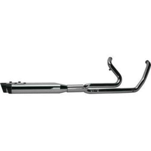 PartzBiz HD: 4401919-Two Brothers Racing 2-into-1 Comp-S Ghost Pipe Black Black Harley M8 FLH/T 597782 930-02155 005-46402-s 2 into 1 performance headers exhaust ceramic polished stainless steel milwaukee eight electra road street glide cvo upgrade best for davidson