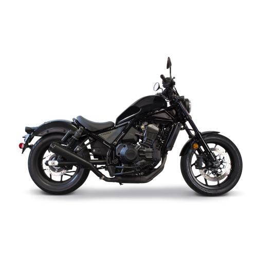 PartzBiz HD: 4401933-Two Brothers Racing TBR Ceramic Black Comp-S Slip On Honda Rebel 1100 CMX1100