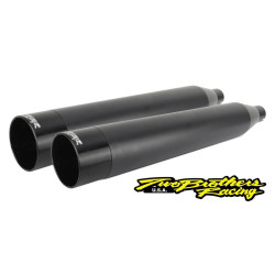PartzBiz HD TBR005-4380499D-B - Two Brothers005-4380499D-B Black Dual Slip On Mufflers 95-16 Harley FLH FLT 597726 exhaust touring electra glide PartzBiz HD TBR005-4380499D-B - Two Brothers005-4380499D-B Black Dual Slip On Mufflers 95-16 Harley FLH FLT 597726 exhaust touring electra glide