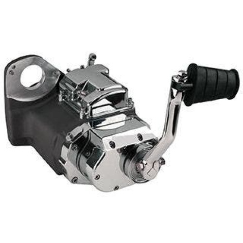 PartzBiz HD: 4401841-Ultima 201-71 ระบบส่งกำลังด้านซ้าย 6 สปีดสีดำพร้อม Kicker Harley Softail 91-99 Harley Davidson Softail และ Custom Rigid Bobber Chopper MidWest Mid West Upgrade Replacement Best New Differential Trans Motorcycle Bike