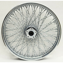 PartzBiz HD MW36-745 - Ultima 21" X 2.15" 80 Twisted Spoke Front Wheel 1984-1999 Harley Softail Chopper
