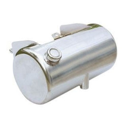 PartzBiz HD MW26-200 - Ultima 26-200 Chrome Oil Tank 3.4 Quart Flat Side Fill Softail Wide Frameor Rigid evo chopper custom harley davidson best for