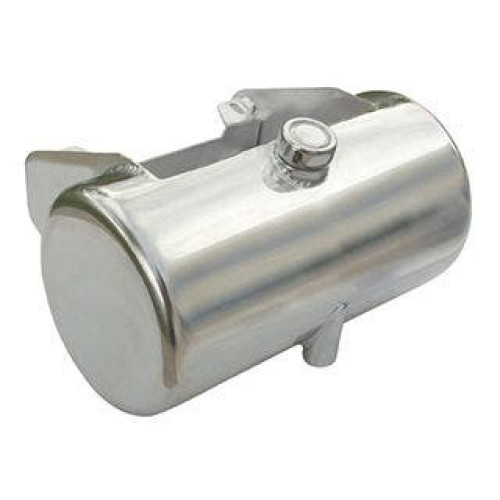 PartzBiz HD: 4401848-Ultima 26-206 Chrome Oil Tank 3.4 Quart Flat Center Fill 84-99 Softail or Rigid evo chopper custom harley davidson best for