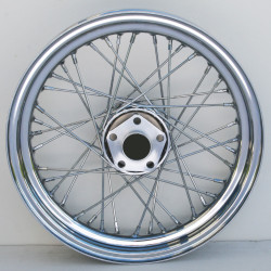 PartzBiz HD MW36-304 - Ultima 37-728 สีดำ 48 King Spoke 18x3.5 ล้อหลัง 1 เพลา 00-07 Harley Davidson Custom Chopper Bike ขอบรถจักรยานยนต์ Classic Upgrade Replacement