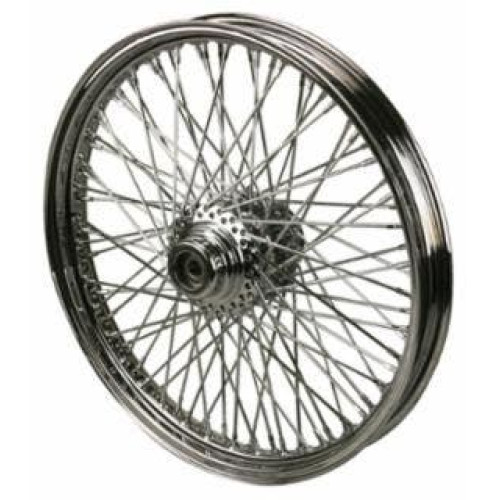 PartzBiz HD: 4401826-Ultima 36-411 Chrome 80 Spoke ล้อหน้า w/ Billet Hub 21” x 2.15” Harley Custom Chopper อัพเกรดเปลี่ยนขอบ Spokes Softail