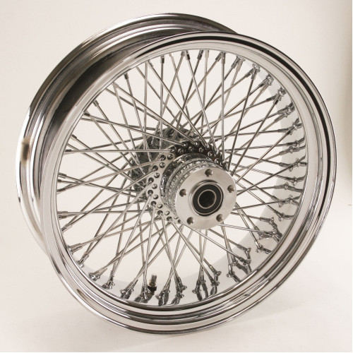 PartzBiz HD: 4401796-Ultima 36-503 Chrome 80 Spoke Rear Wheel w/ Billet Hub 18‚Äùx 8.50‚Äù 1" Axle