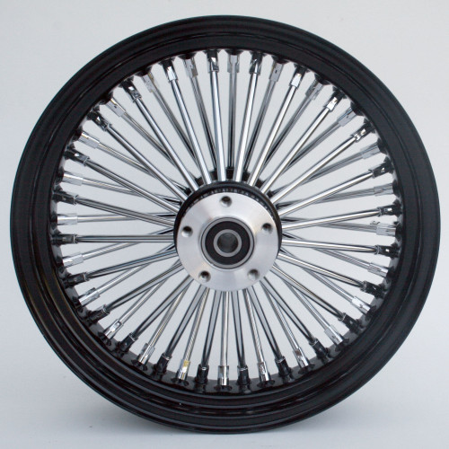 PartzBiz HD: 4401726-Ultima 37-538 Black Fat King 48 Spoke ล้อหลัง 16 ”x3.5” Custom Harley
