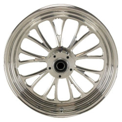 PartzBiz HD MW37-626 - Ultima 37-626 ขัดเงา 16x3.5 ”Manhattan CNC ด้านหลังรถจักรยานยนต์ล้อโรเตอร์ขวา Harley Davidson จักรยานแบบกำหนดเอง Chopper เปลี่ยนอัพเกรดขอบ Chrome