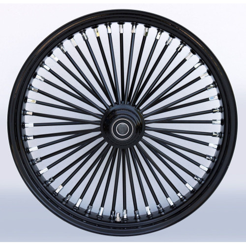 PartzBiz HD: 4401702-ชุดล้อหน้า Ultima Black Fat King 48 Spoke 21x3.5 Softail เดี่ยว