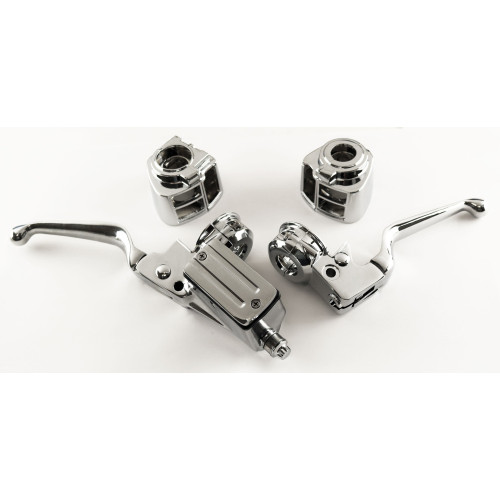 PartzBiz HD: 4401621-ชุดควบคุมแฮนด์รถ Ultima 47-707 Chrome 3/4” Bore MC 82-95 Harley Touring electra road glide king tour street upgrade replacement oe best for Performance dual disc PartzBiz HD: 4401621-ชุดควบคุมแฮนด์รถ Ultima 47-707 Chrome 3/4” Bore MC 82-95 Harley Touring electra road glide king tour street upgrade replacement oe best for Performance dual disc