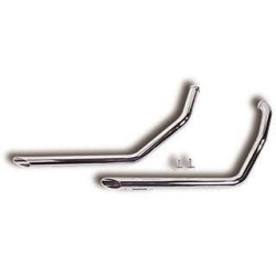 PartzBiz HD MW60-207 - Ultima 60-207 Chrome 1-3/4" Drag Pipes Exhaust System for 91-19 Harley Dyna Davidson Softail fatboy custom night train street vintage old school upgrade performance style aftermarket motorcycle pipes muffler 60207 PartzBiz HD MW60-207 - Ultima 60-207 Chrome 1-3/4" Drag Pipes Exhaust System for 91-19 Harley Dyna Davidson Softail fatboy custom night train street vintage old school upgrade performance style aftermarket motorcycle pipes muffler 60207