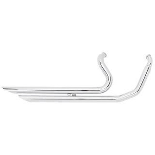 PartzBiz HD: 4401637-Ultima 60-304 Chrome Big Growl Straight Shooter Exhaust 86-05 Harley Davidson Softail fatboy custom night train street upgrade performance style aftermarket motorcycle pipes muffler 60304