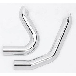PartzBiz HD MW60-312 - Ultima 60-312 Chrome Two Piece Heatshield Kits for Big Growl Exhaust Pipes PartzBiz HD MW60-312 - Ultima 60-312 Chrome Two Piece Heatshield Kits for Big Growl Exhaust Pipes