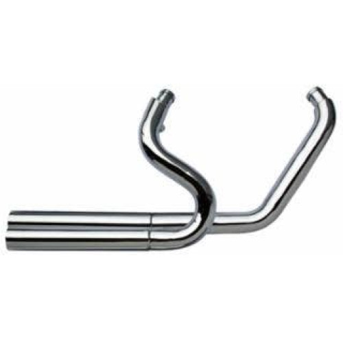 PartzBiz HD: 4401600-Ultima 60-362 Chrome Competition Full Exhaust System for 86-11 Harley Davidson Softail fatboy custom night train street upgrade performance style aftermarket motorcycle pipes muffler 60362