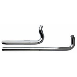 PartzBiz HD MW60-364 - Midwest Ultima 60-364 Chrome Competition Exhaust Pipe Kit 04-Up Harley Sportster upgrade performance style aftermarket motorcycle pipes muffler 60364