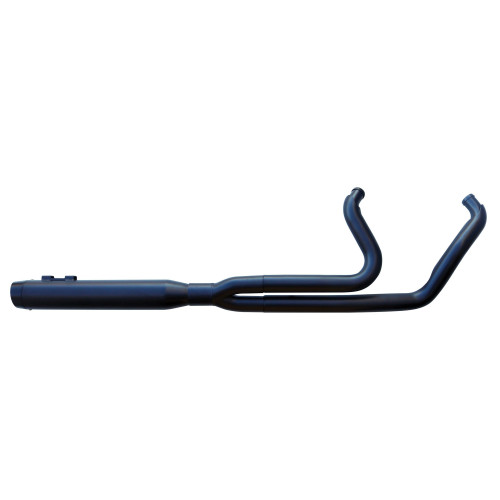 PartzBiz HD: 4401605-Ultima 60-367 Black 2-Into-1 Competition Exhaust System 95-16 Harley Touring Bagger Dresser FLT FLH FLHT FLHX FLTR FLHR