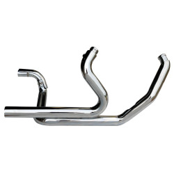 PartzBiz HD MW60-372 - Ultima 60-372 Chrome True Dual Performance หัวท่อ 95-08 Harley FLH/T Touring Bagger Dresser FLH FLT